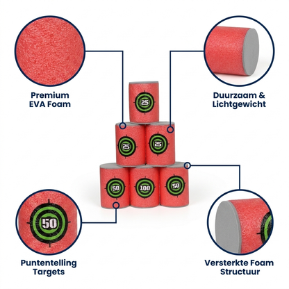 SharkBlast Foam Targets Set